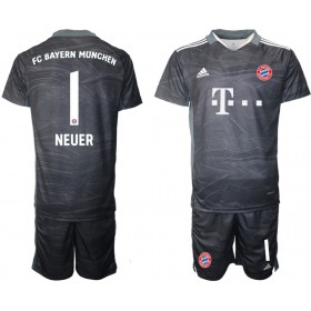 Tenue FC Bayern Munich Manuel Neuer 1 Gardien Enfant Exterieur 2021-2022 Maillot de Foot